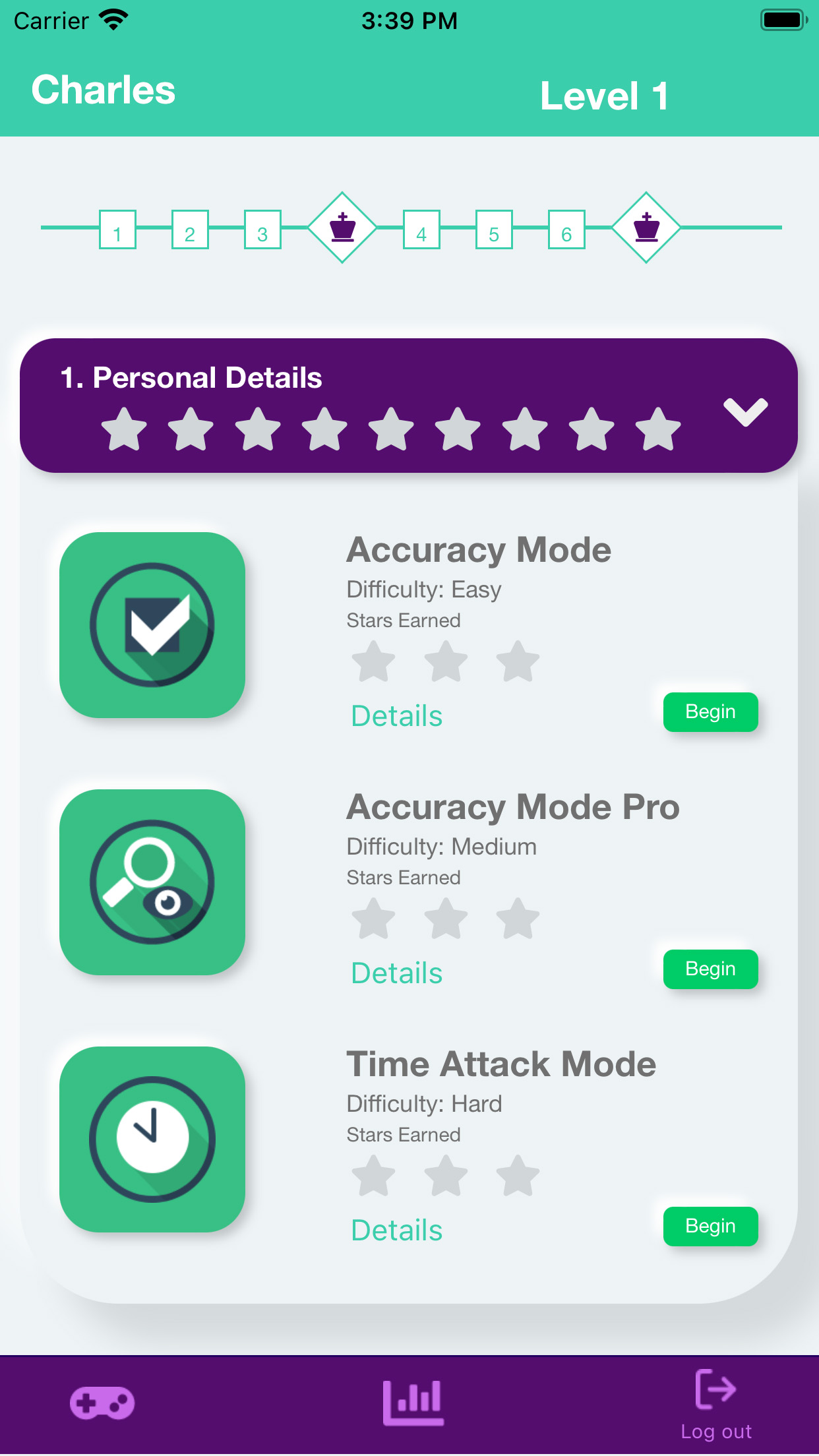exercise modes